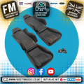 Yeah Racing - Hard Recline Plastic Seats 2pcs For 1/10 Crawler Black / 1/14 Tractor Truck - YA-0540