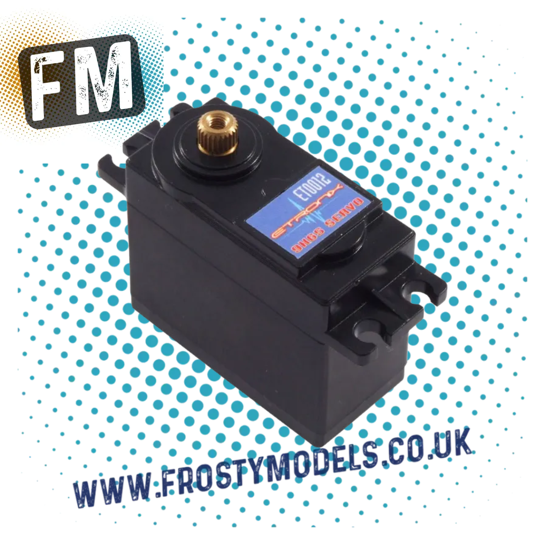 ETRONIX - ETRONIX 9KG HEAVY DUTY METAL GEARED STANARD WATERPROOF SERVO - ET0012