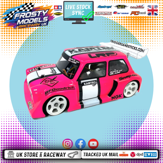 KAMTEC GT12 MINI 757 MONSTER Body (fits Mini Racer/Mini Assassin/Batt Cave JOK3R/ (1MM CLEAR LEXAN)