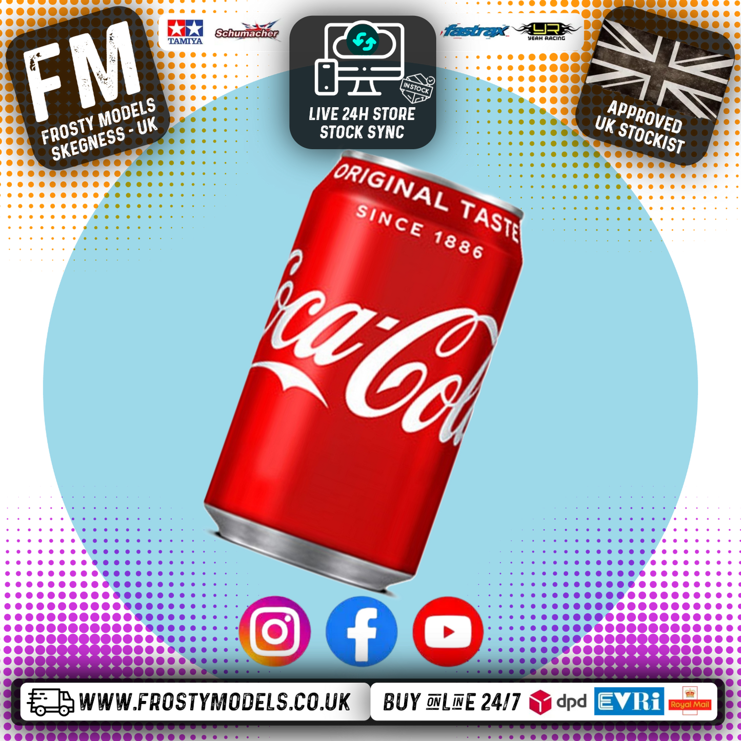 TRACKSIDE REFRESHMENTS - 330MM COCA COLA CAN - DRINK