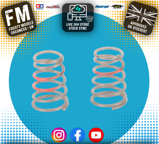 Schumacher - Rear Springs Red Dot-Hard Ultra (1pr) - Atom & Icon (Kamtec Pro Mini Racer) U7322