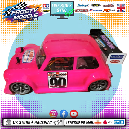 KAMTEC GT12 MINI RACER 756 Body (fits Mini Racer/Mini Assassin/Batt Cave JOK3R/ (1MM CLEAR LEXAN)