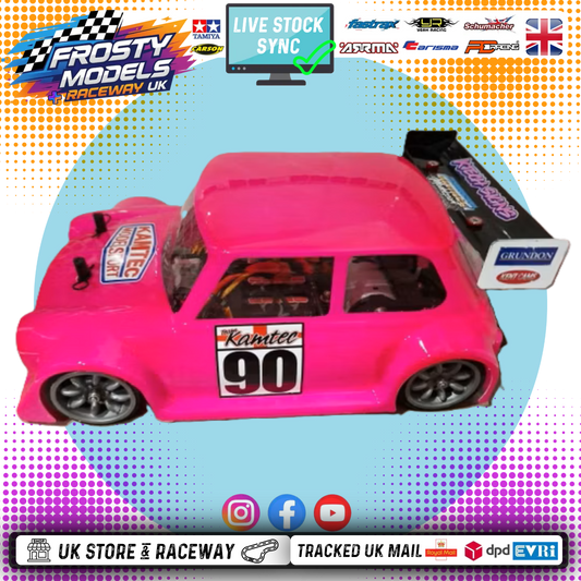 KAMTEC GT12 MINI RACER 756 Body (fits Mini Racer/Mini Assassin/Batt Cave JOK3R/ (1MM CLEAR LEXAN)