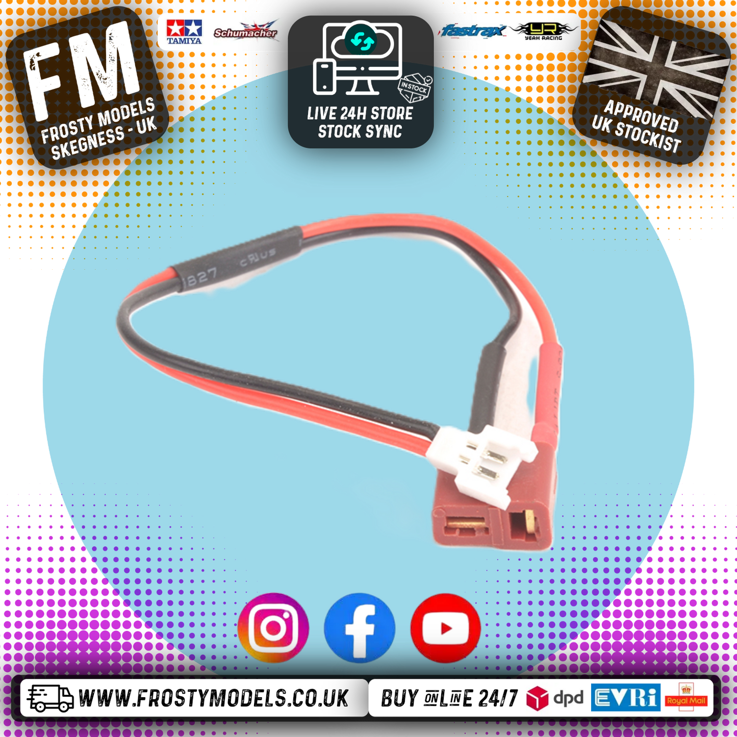 Core RC - Losi Micro to T Connector Lead - CR741