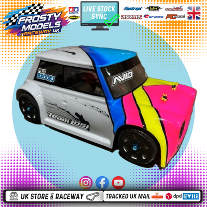 KAMTEC GT12 MINI MANIC 750 Body (fits Mini Racer/Mini Assassin/Batt Cave JOK3R/ (1MM CLEAR LEXAN)