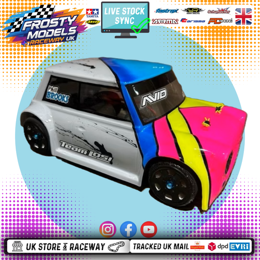 KAMTEC GT12 MINI MANIC 750 Body (fits Mini Racer/Mini Assassin/Batt Cave JOK3R/ (1MM CLEAR LEXAN)