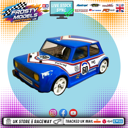 KAMTEC GT12 MINI CLUBMAN 753 Body (fits Mini Racer/Mini Assassin/Batt Cave JOK3R/ (1MM CLEAR LEXAN)