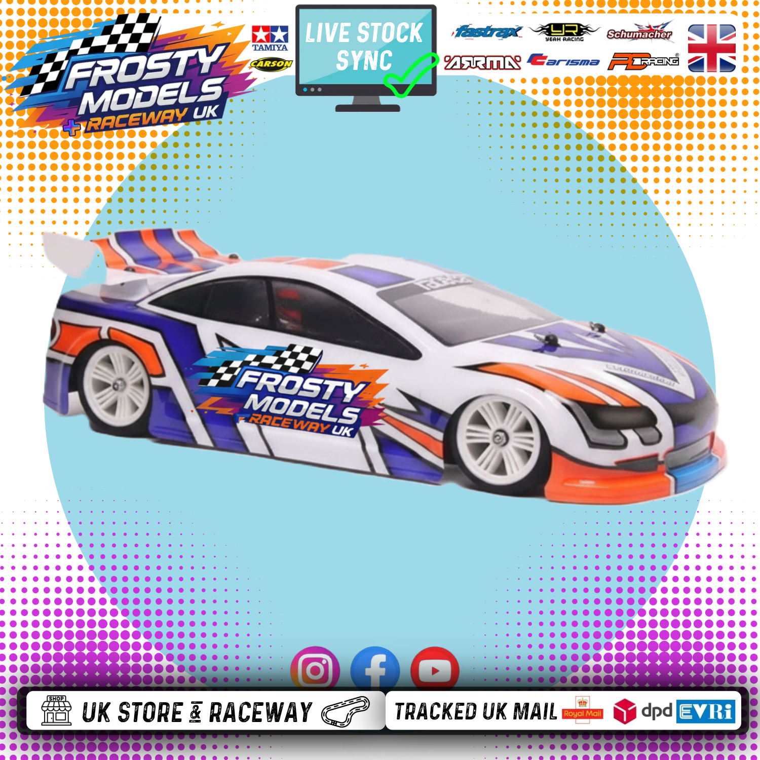 GT12 Mazda M6 1/12 SCALE (CLEAR LEXAN) (Fits Atom) Body Shell (201mm wheelbase / 162mm wide)