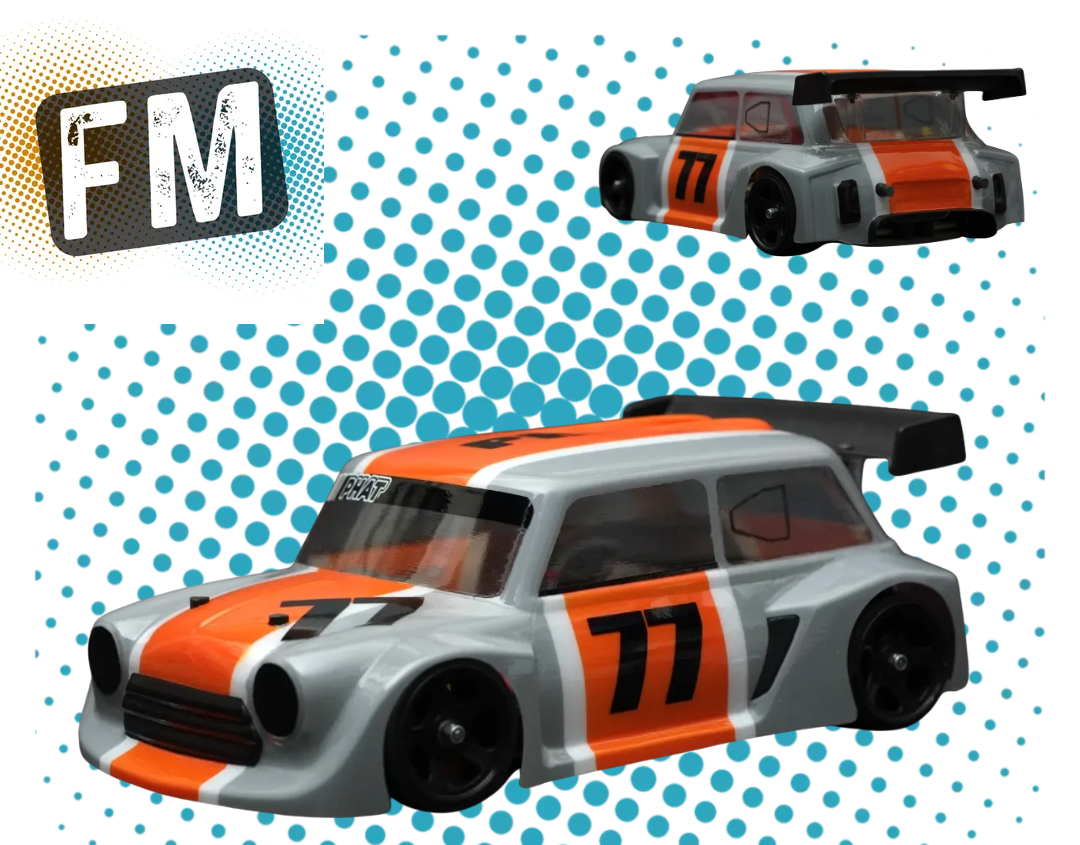 (Incoming stock - pre-order now) PHAT BODIES MAD for MINI GT12 Kamtec / Mardave / Mini Assassin and Batt Cave JOK3R (CLEAR BODY)