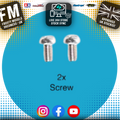TAMIYA 9805636 - RC 3X6MM SCREW: 58257 (540 Motor Machine Screw) TT01E & TT02 (2pcs)