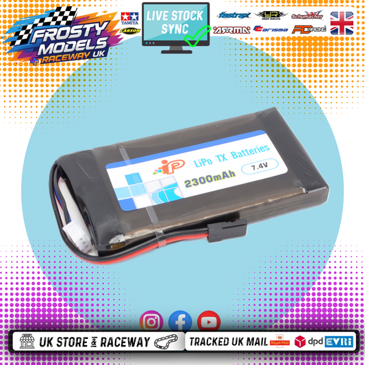 Intellect - Tx Lipo 2300mAh 1C 2S - MX11 (For Sanwa Gemini Sport) IP455085-2S