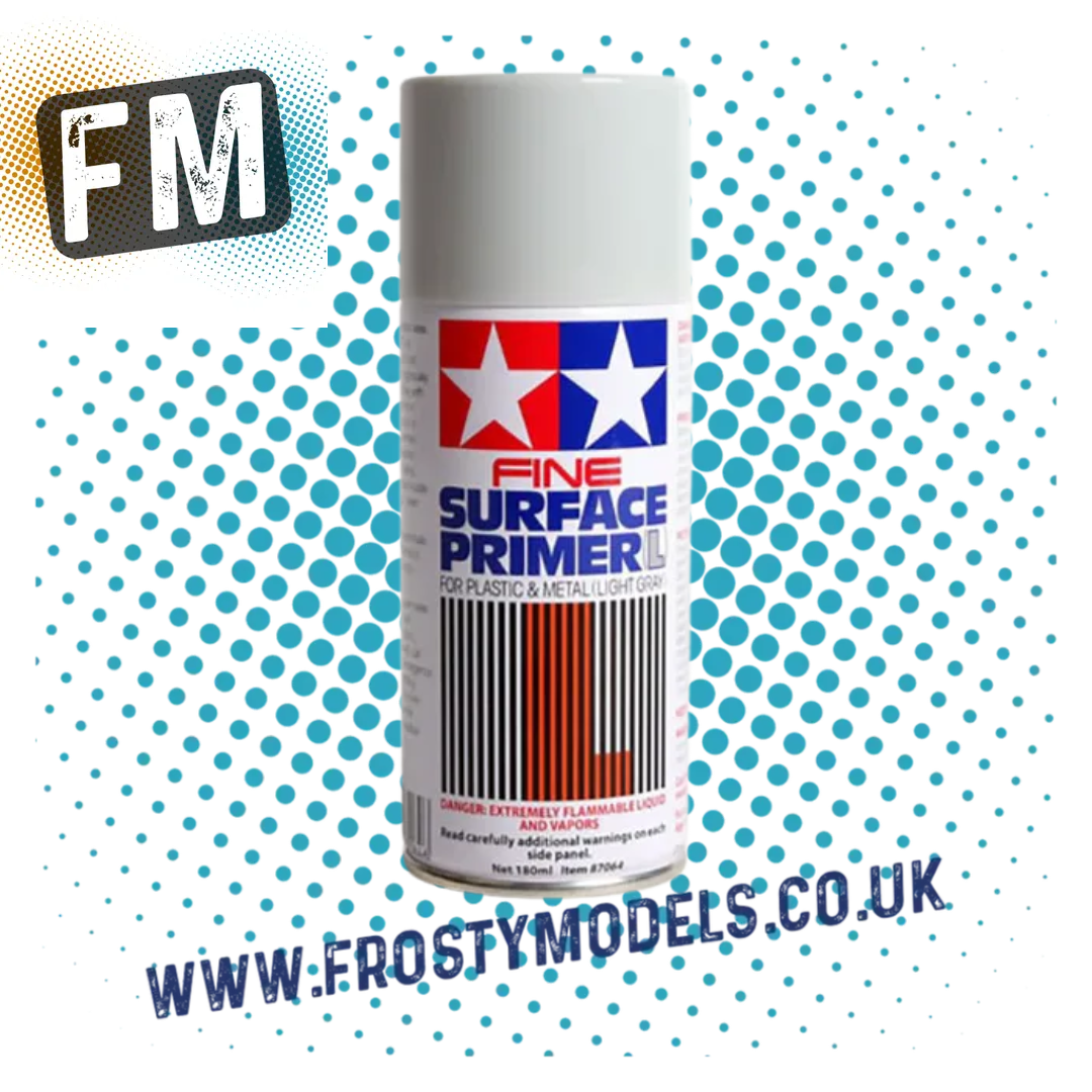 TAMIYA 87064 - Fine Surface Primer LARGE Grey (MODEL SPRAY PAINT)