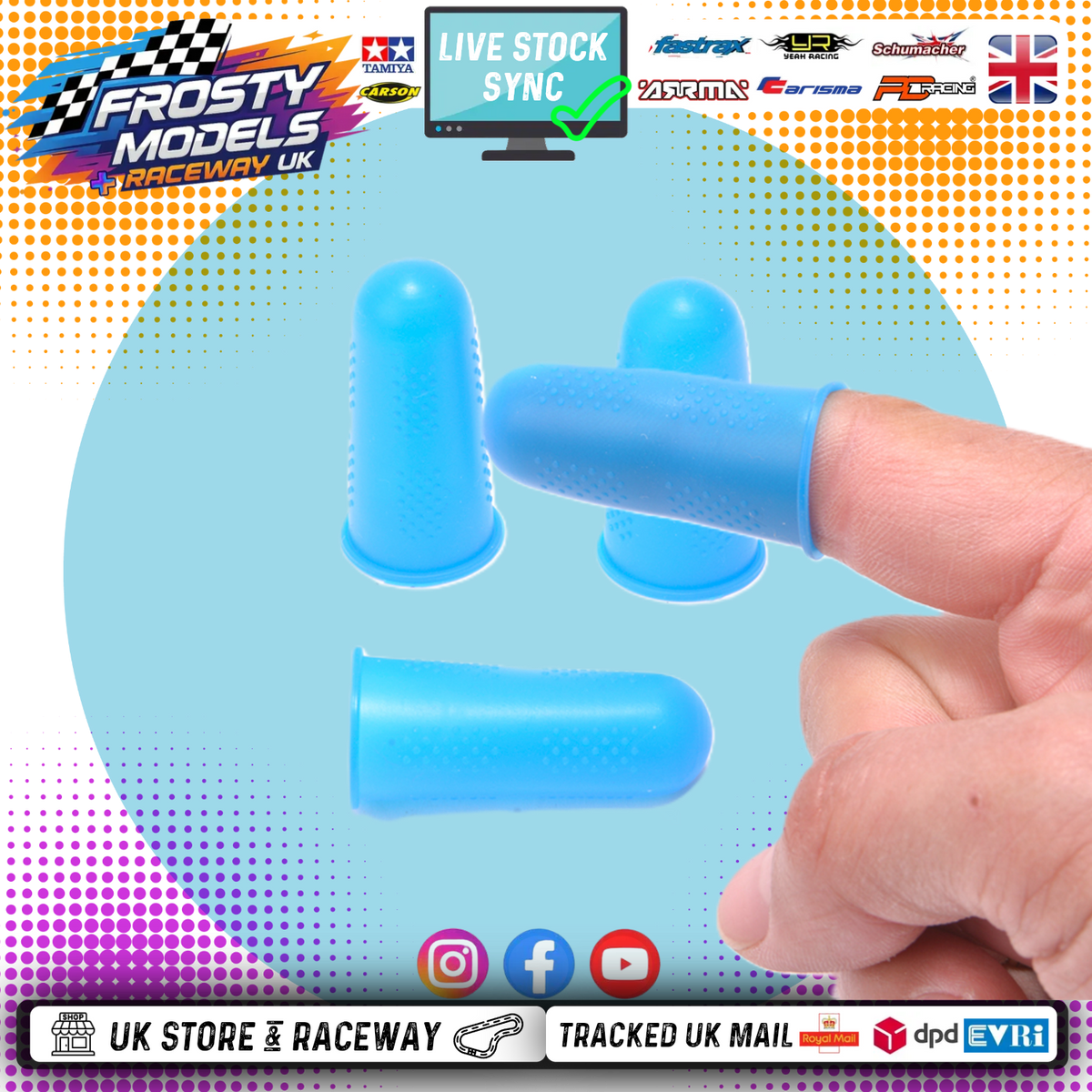 CORE RC - TYRE/TIRE GLUE Side Wall Glue Applicator - 3pc CR880 (GOOD FOR TT01E EURO TRUCK)