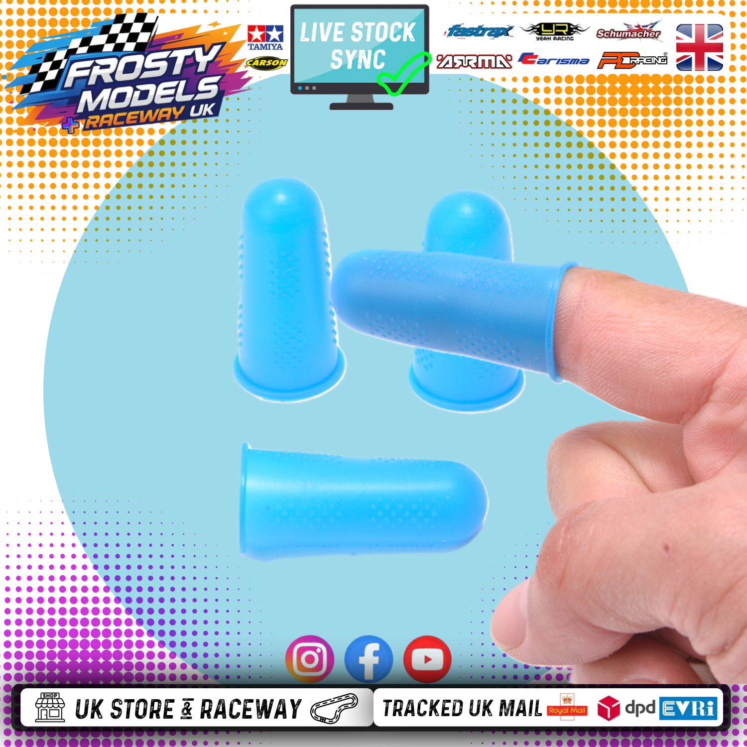 CORE RC - TYRE/TIRE GLUE Side Wall Glue Applicator - 3pc CR880 (GOOD FOR TT01E EURO TRUCK)