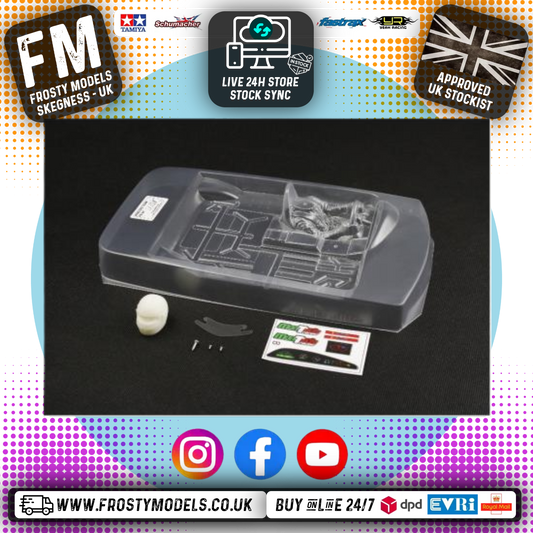 Montech - Cockpit B 1/10th Touring Car Interior - Lexan Clear - MT020011