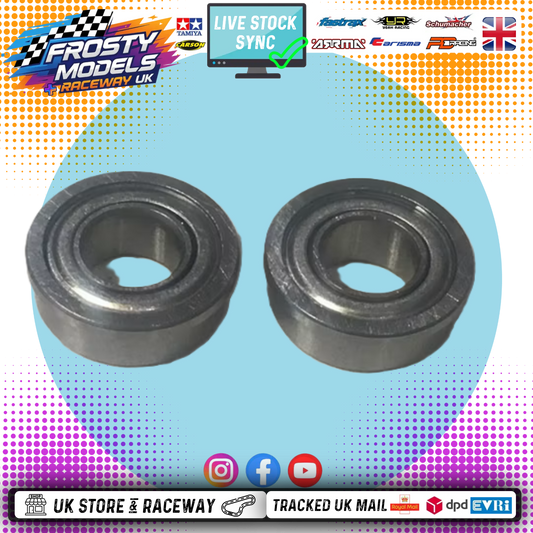 KAMTEC - GT12 Mini Racer Rear Axle Bearings Flanged (2) (fits others)