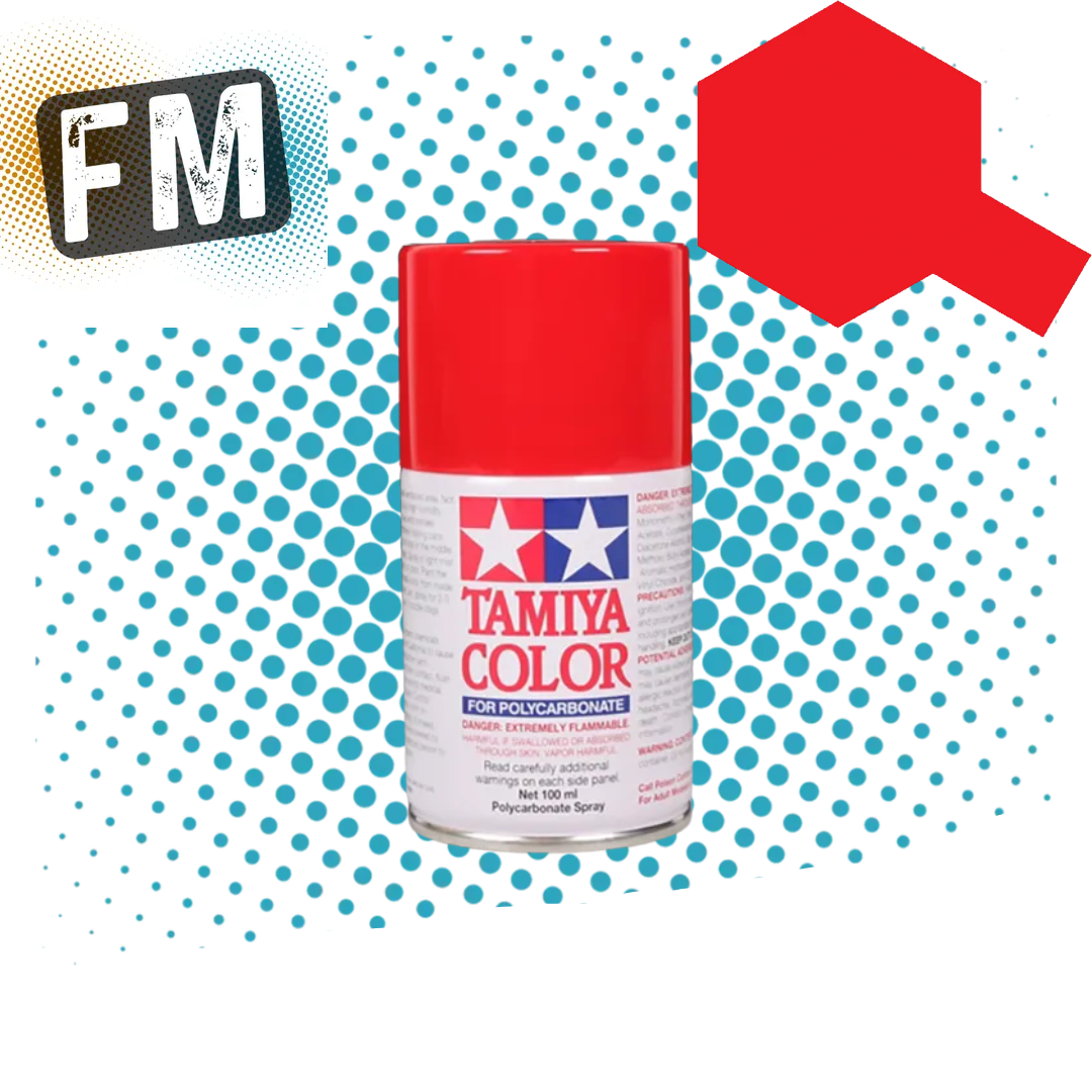 TAMIYA PS 1 TO 62 POLYCARBONATE RC BODY SPRAY PAINT - 100ML - ALL COLOUR LISTING