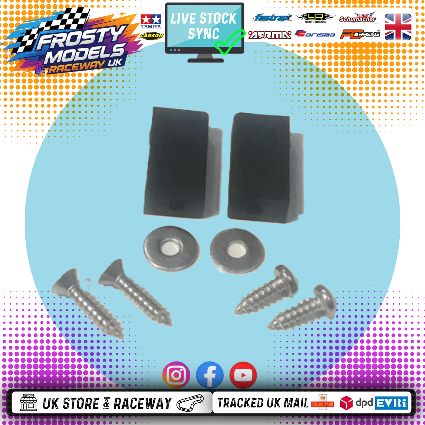 KAMTEC - GT12 Mini and others Servo Mount Blocks