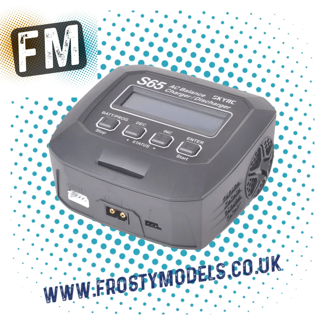 SKY RC - S65 BATTERY CHARGER AC 65W 6A NiMH/ NiCd/LiPo/LiFe/LiIon/ LiHV - SK-100152-04
