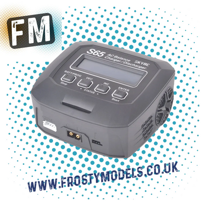 SKY RC - S65 BATTERY CHARGER AC 65W 6A NiMH/ NiCd/LiPo/LiFe/LiIon/ LiHV - SK-100152-04