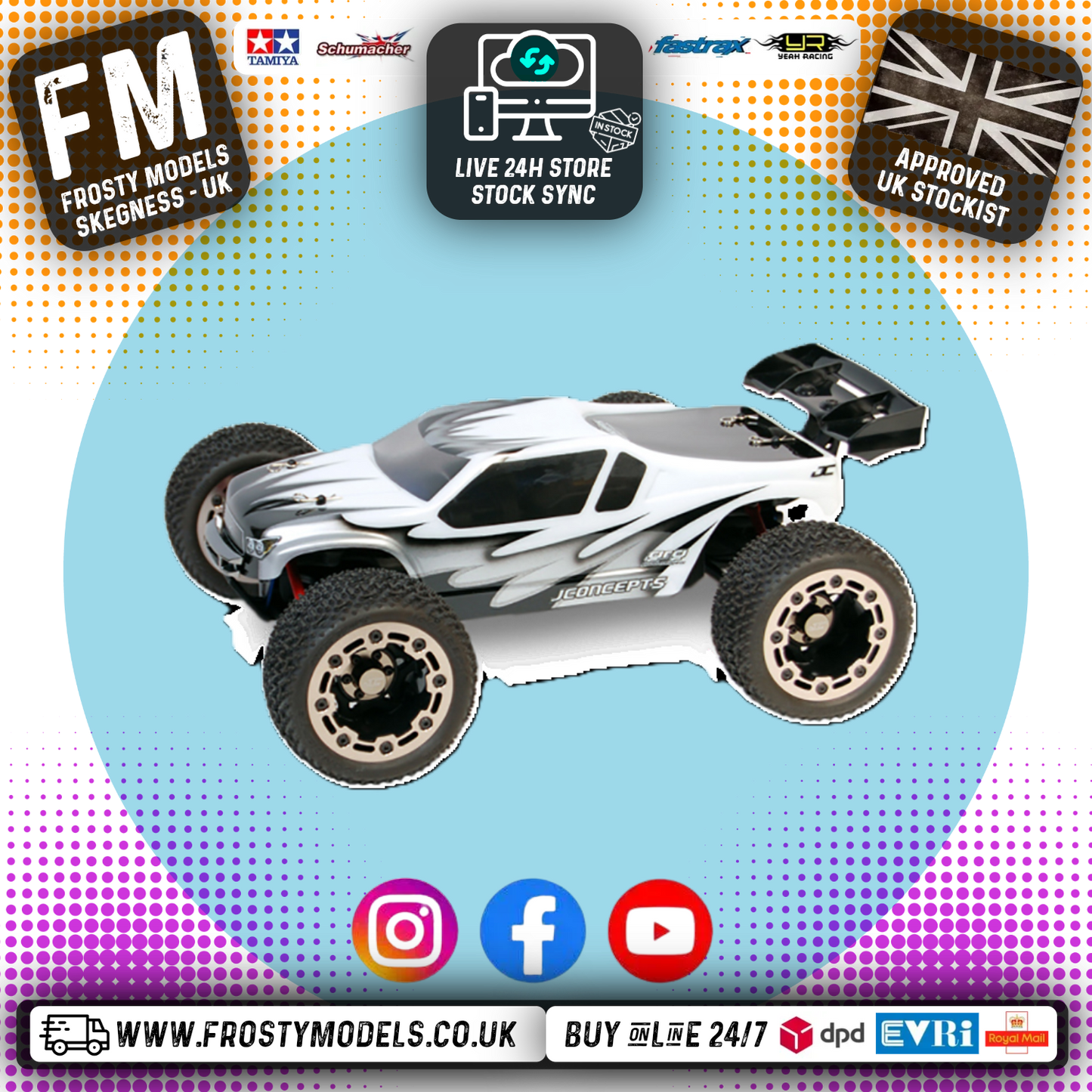J-Concepts - Illuzion Traxxas 1/16th / PD TK16 Hi-Flow -  JC0089