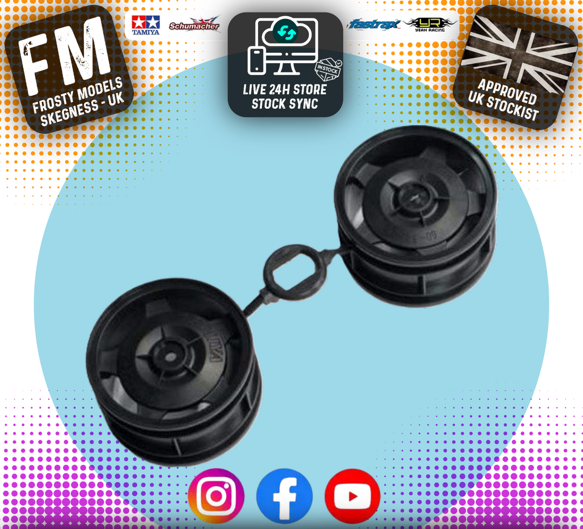 Tamiya 19335870 Astute 58550 Black rear Star Dish Wheels