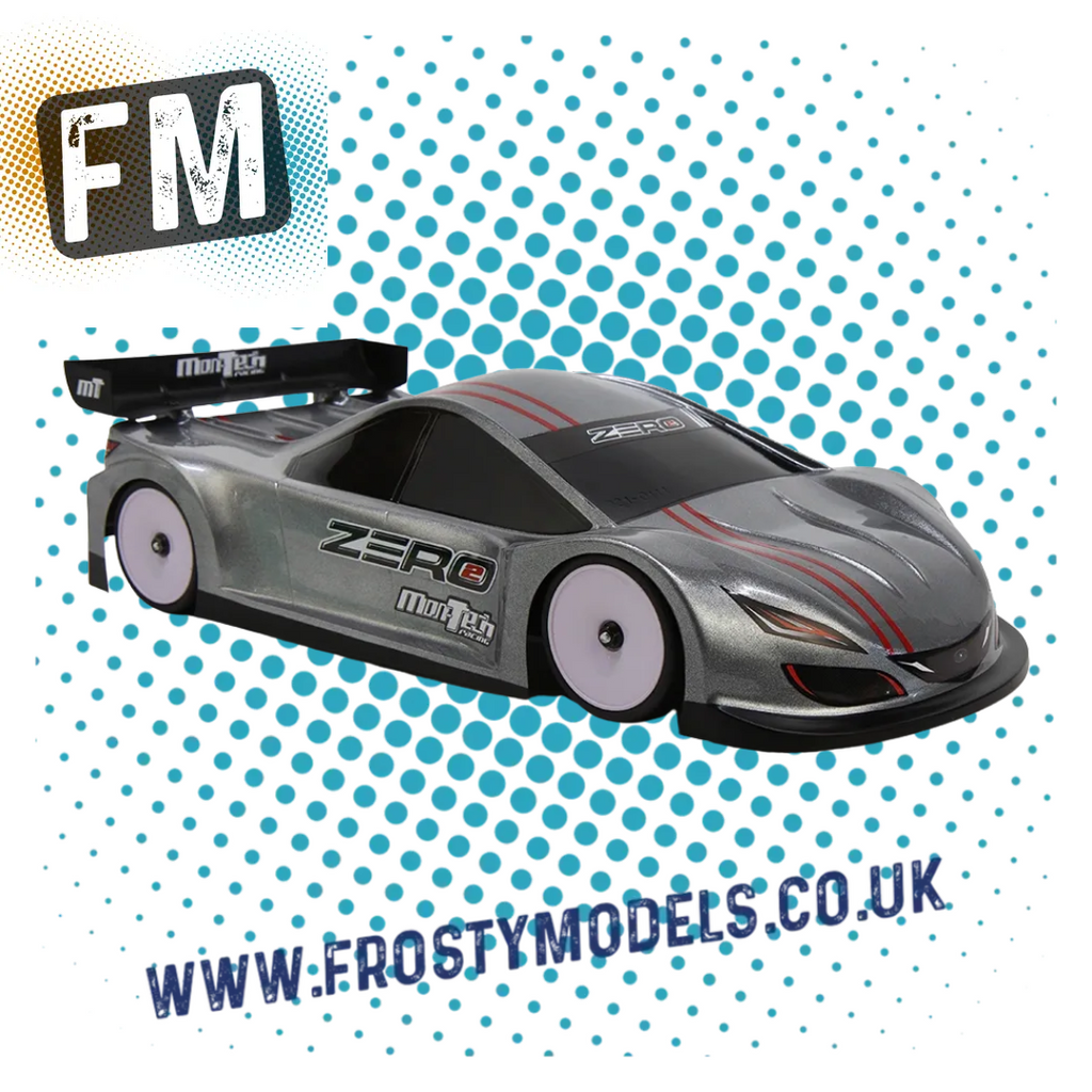 MONTECH ZERO 2 (PRE PAINTED IVORY WHITE)  - RC CAR BODY SHELL 1/10 190MM - TC ETS STD - MT023004