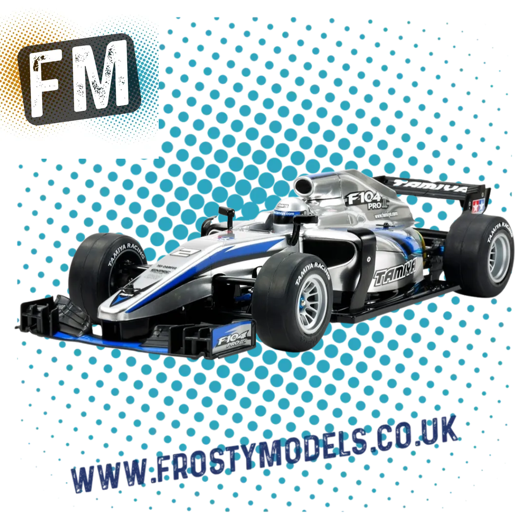 TAMIYA 58652 - RC F1 F104 PRO II W/BODY - KIT FORM 1/10 (NO ELECTRICS)