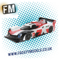 MONTECH GR-10 Toyota Gazoo - RC CAR BODY SHELL 1/10 190MM - LMH STD - MT023010