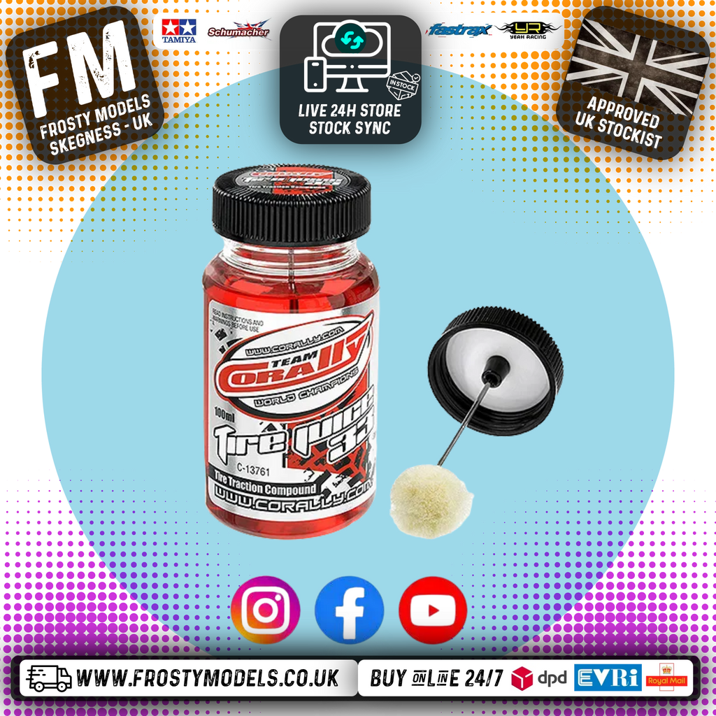 CORALLY - RC TIRE/TYRE JUICE 33 RED ASPHALT / FOAM ADDITIVE - C-13761