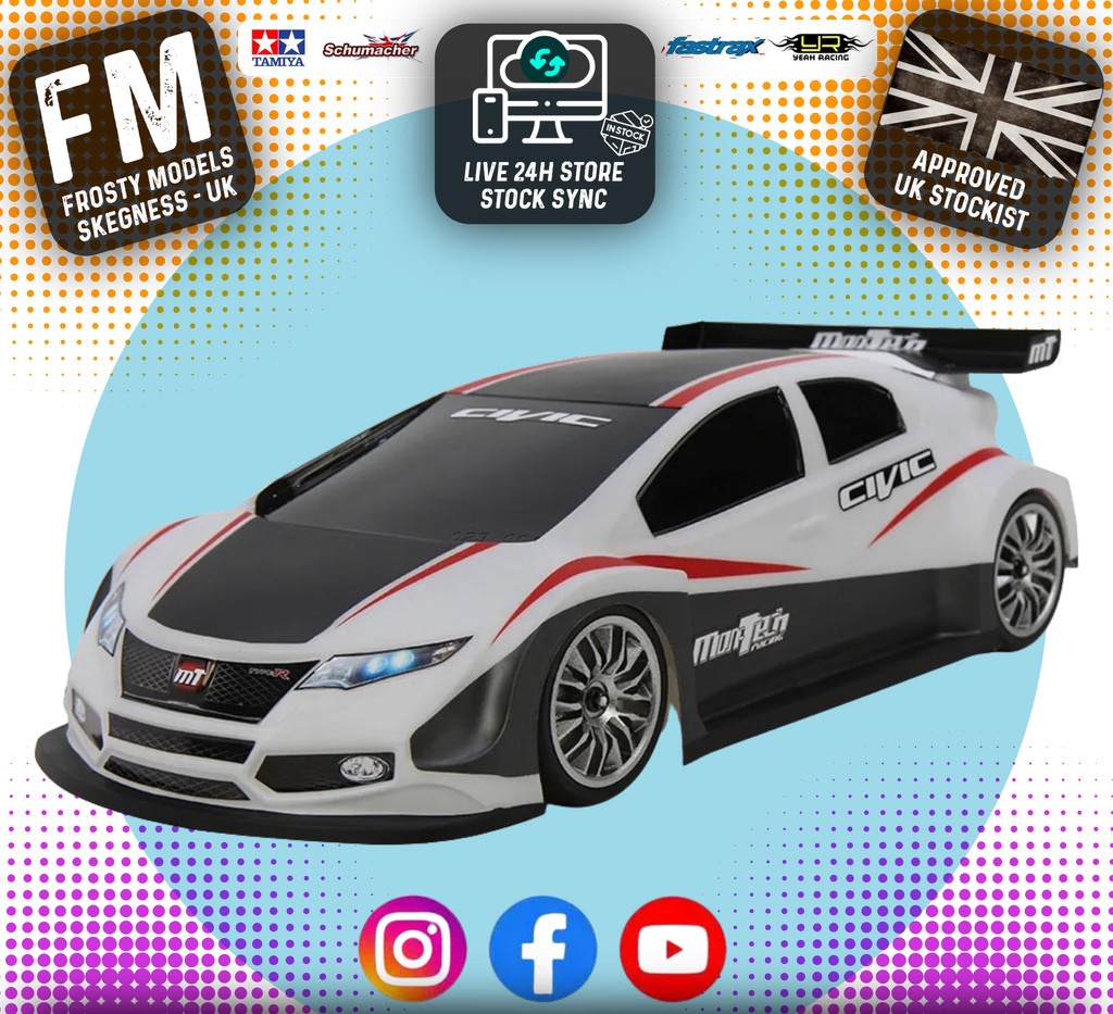 Montech - Honda CIVIC Type R - FWD RC CAR Body 190mm - Standard ETS BRCA - MT023001 (Unpainted)