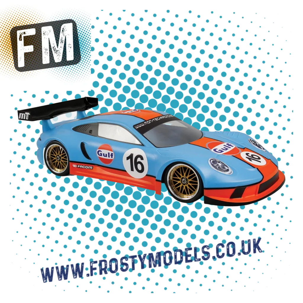 MONTECH PORSCHE RS GT3 - RC CAR BODY SHELL 1/10 190MM - TC/LMH STD - MT020004