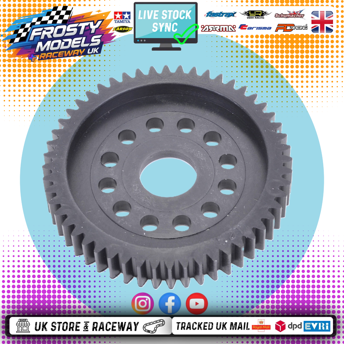 Schumacher - (Mini Racer Conversion) Supastox 52T 32DP Spur Gear - SS/GT - U3974 (Use with Part number U3948)