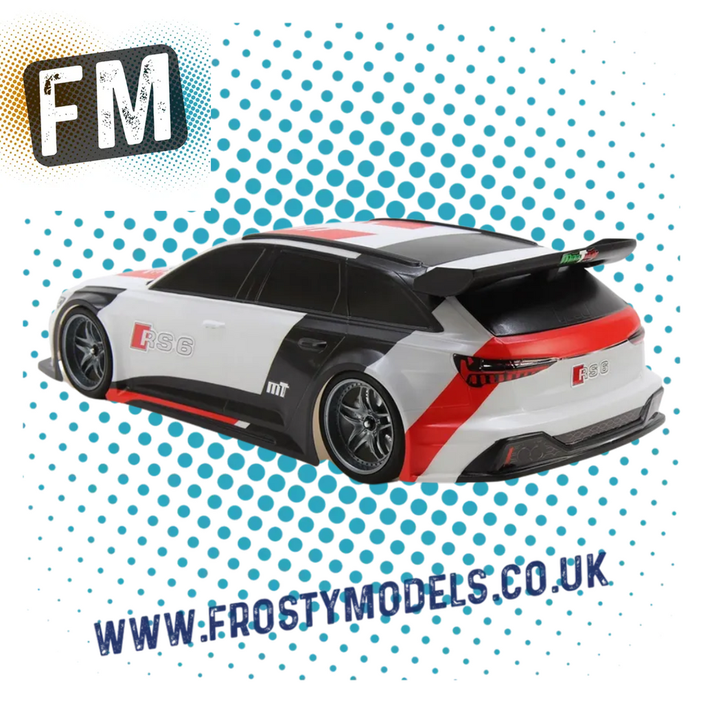 MONTECH RS6 AUDI - RC CAR BODY SHELL 1/10 190MM - TC/FWD - MT022008
