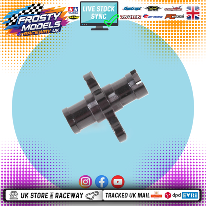 Schumacher - Alloy Solid Spline Axle for Atom GT12 / Supastox / Kamtec Mini Racer - Right Hand Drive Dog - Non Diff - SS/GT,A1  - U3948 (Use with and normal spur gear