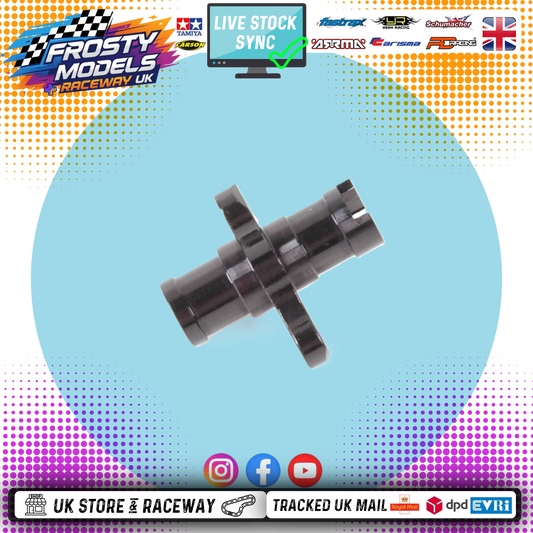 Schumacher - Alloy Solid Spline Axle for Atom GT12 / Supastox / Kamtec Mini Racer - Right Hand Drive Dog - Non Diff - SS/GT,A1  - U3948 (Use with and normal spur gear