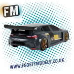 MONTECH RENAULT MEGAN M.R. SPORT - RC CAR BODY SHELL 1/10 190MM - FWD STD - MT022003