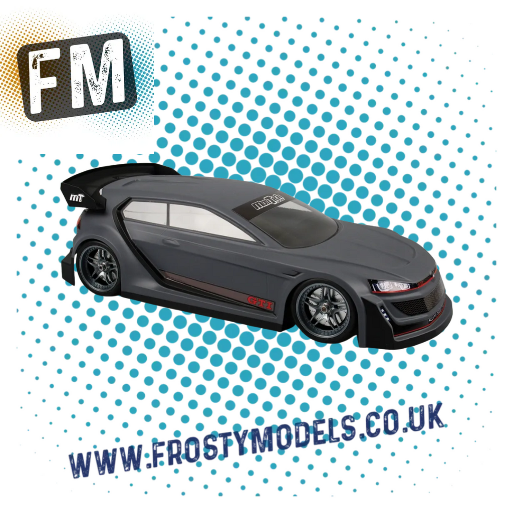 MONTECH VW GOLF GTI 1 VISION - RC CAR BODY SHELL 1/10 190MM - FWD STD - MT020008
