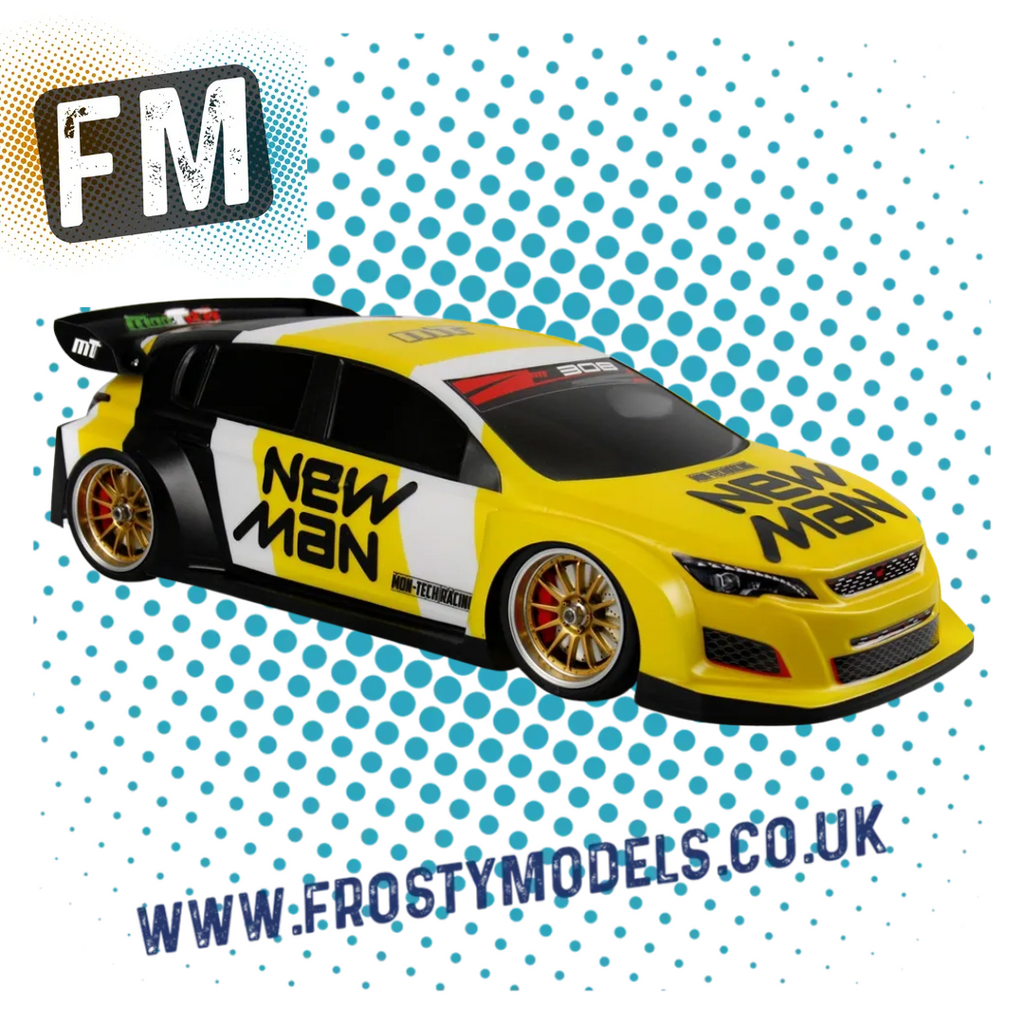 MONTECH PEUGEOT 308 TCR 2.0 - RC CAR BODY SHELL 1/10 190MM - FWD STD - MT019017.1