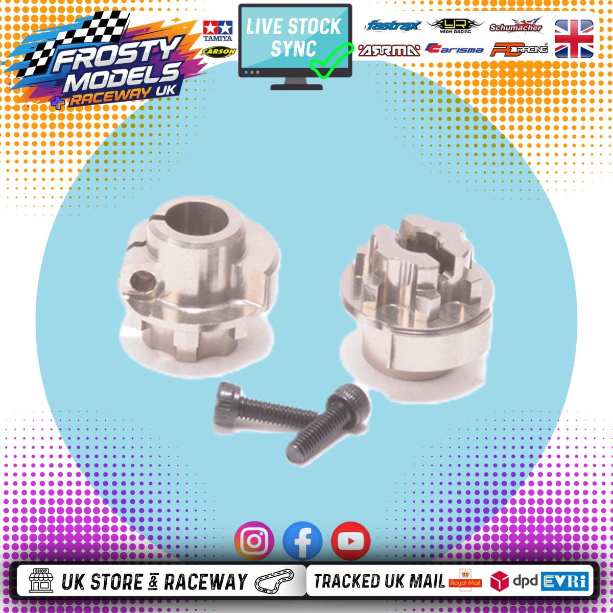 Schumacher - Rear Hex Conversion (LMGT3 Conversion) (pr) - Eclipse 6 - U8995