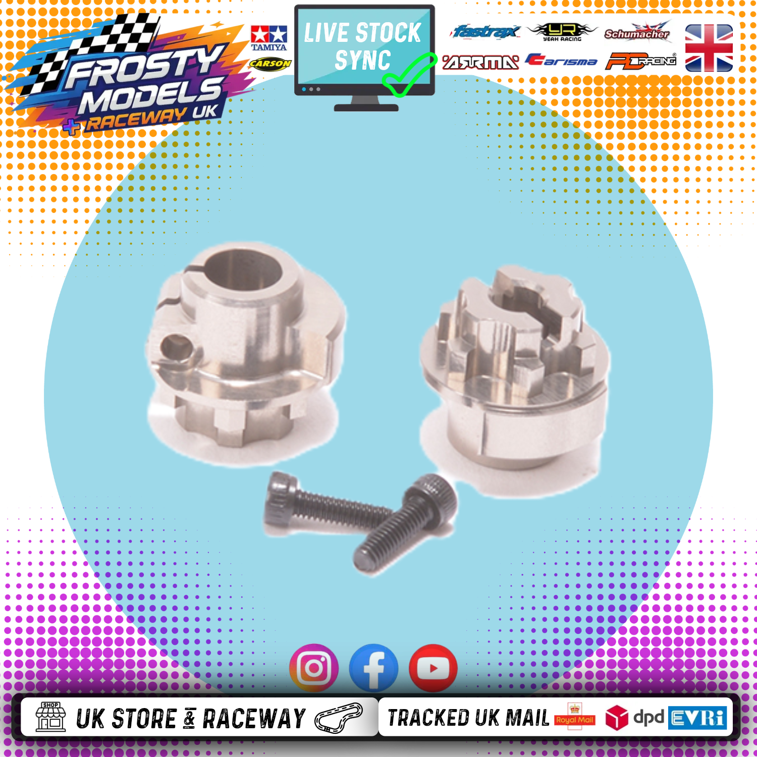 Schumacher - Rear Hex Conversion (LMGT3 Conversion) (pr) - Eclipse 6 - U8995