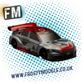 MONTECH AUDI RS4 RSX - RC CAR BODY SHELL 1/10 190MM - FWD STD - XTMTB0420-07