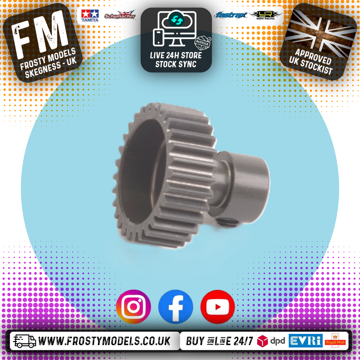 Schumacher - Pinion - Long Boss Hard Alloy 48DP - 29T - U8029