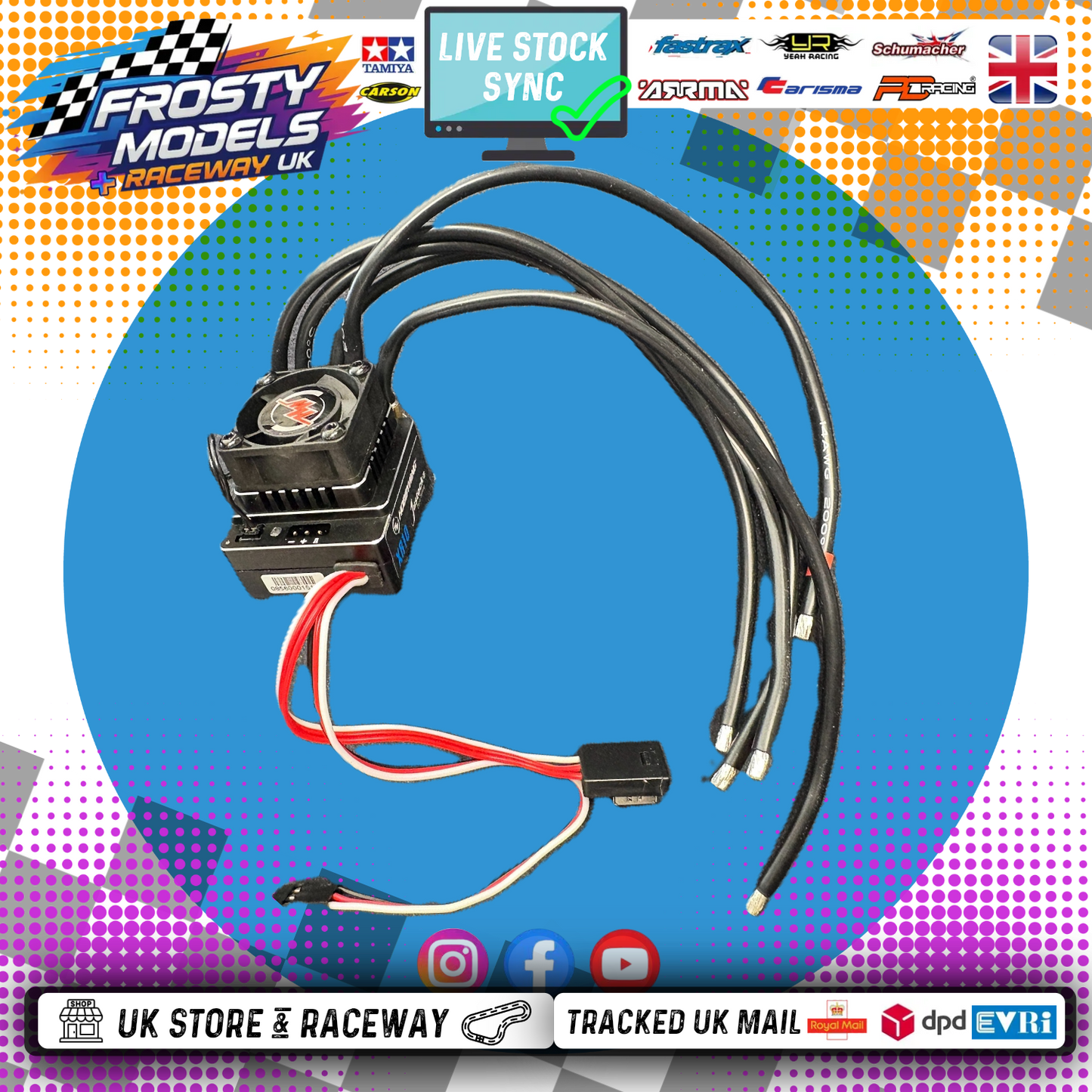 HOBBYWING - XERUN XR10 JUSTOCK G3 1/10 ESC - HW30112003 (IDEAL FOR 1/12 & 1/10 STOCK CLASS)