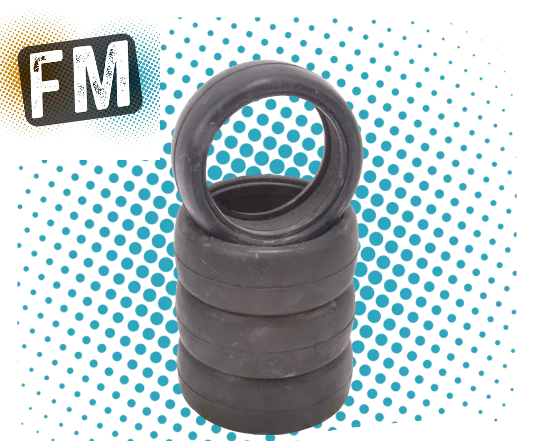 CONTACT - 1/10 TIRES/TYRES INCLUDING INSERTS - A30 CARPET SPEC - (PK4) JR-A30