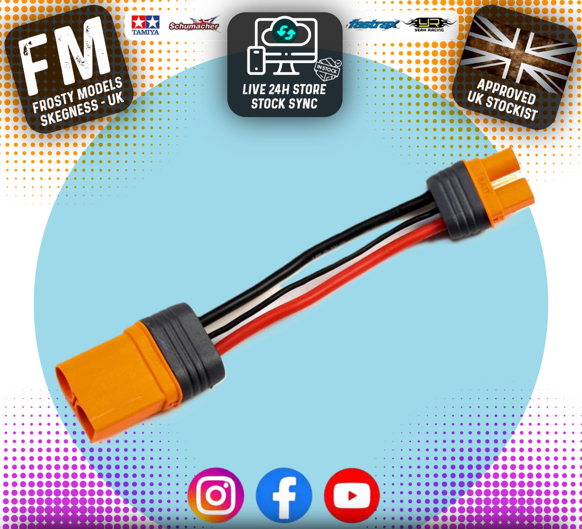 Spektrum - IC5 Device Connector to IC3 Battery Conn 4" / 100mm; 10 AWG - O-SPMXCA507
