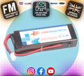 Intellect - Tx RC Radio Lipo Rx/Tx Flat Pack Battery 2400mAh 7.6V HV 2S - SIZE 16.8x30.3x85.5mm (FUTABA PLUG) - IP752880D7R2-2S-SQ