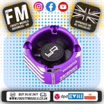 Yeah Racing - RC ALLOY 8.4V MAX Case 30mm Booster Cooling Fan Purple - YA-0576PP