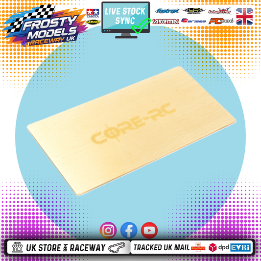 Core RC - Atom / Eclipse / Kamtec Mini Racer - Under LiPo Weight 35g brass 1S/Shorty - CR519