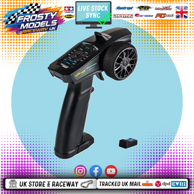 Carson - Reflex Wheel Start 2.4G RC Radio Black & Receiver - C500102